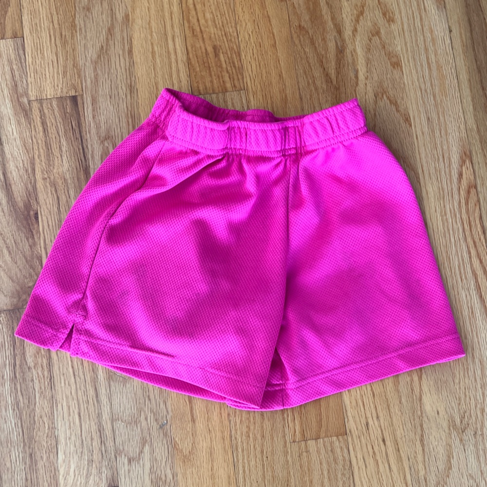 Hot pink shorts for a girl. Size 7-8